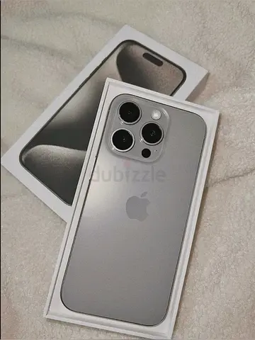 Apple iPhone 15 pro max ,256gb natural titanium color