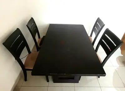 Dining table with 4 chairs