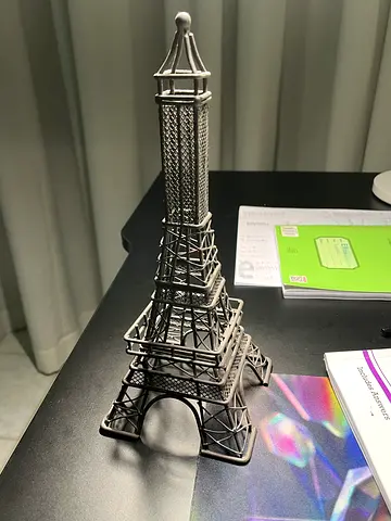 Eiffel Tower metal sculpture