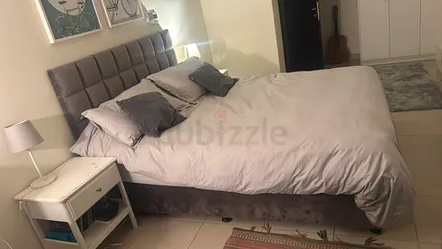Bed 60 x 200 including mattress and two nightstand