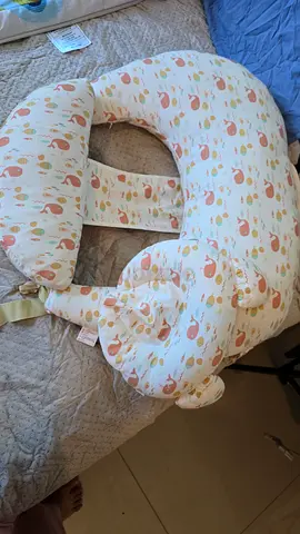Nursing / Feeding Pillow with Removable Cover - Light Pattern