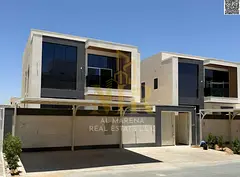 Modern villa for sale in Al Helio, Ajman | 4 master bedrooms, including registration, ownership, ele