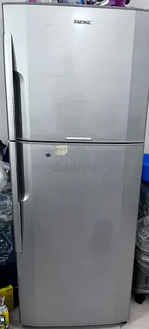 Hitachi Double Door Refrigerator - Silver, Good Working Condition