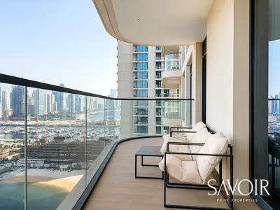 High Floor | Full Marina View | Private beach
