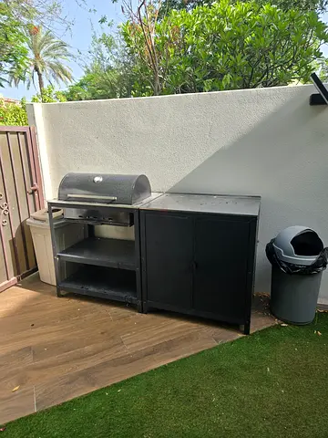 GRILLSKÄR
Kitchen with charcoal bbq, outdoor, stainless steel