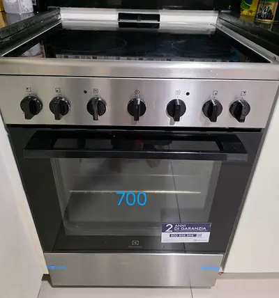 Electrolux Stainless Steel Built-in Electric Oven with Ceramic Hob