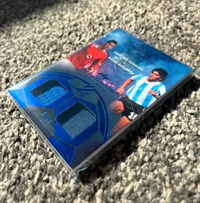 Dual Jersey Patch Card — Cristiano Ronaldo  Diego Maradona 8/45