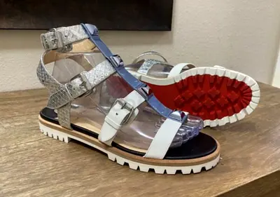 Authentic Christian Louboutin Flat sandals size 38 ½