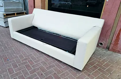 Brand New Condition High Quality Crate Barral three seater sofa bed with