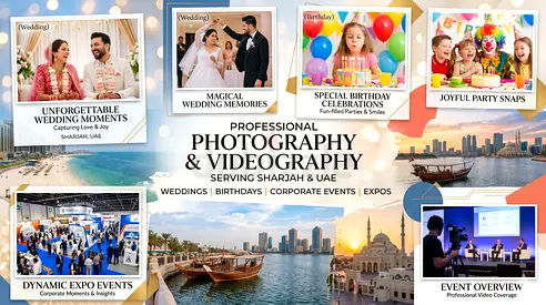 Professional Photography  Videography Services in Al Khan, Sharjah