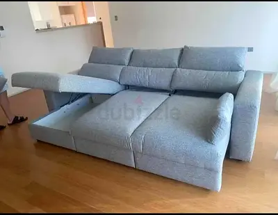 Ikea Eskelstuna L shape sofa bed Gray