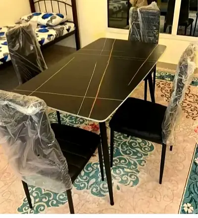 Brand New Dining Table 4 chairs good quality available