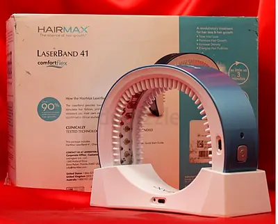 HairMax LaserBand 41 ComfortFlex - Low-Level Laser Hair Growth Device (With Box)