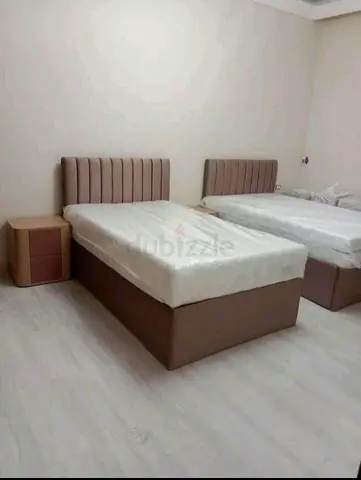 Single bedframe fully customisable in soft Valvet Fabric Storage can be installed
