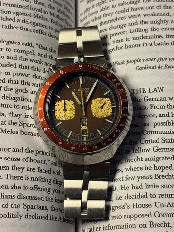 Vintage 1970’s Seiko Bullhead Automatic Chronograph