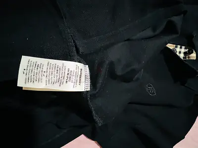 Black Burberry Polo Shirt - Good Used Condition
