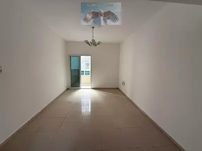 One bedroom and living room for annual rent in Al Khan 1 with a balcony and open view The apartment is located near Al Khan Corniche Al Qasba Canal
