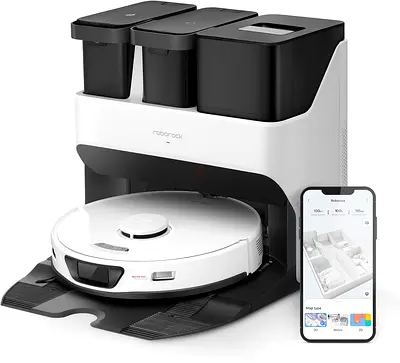 roborock S7 Max Ultra RobotVacuum Cleaner with Auto Mop Washing 5500Pa Suction
