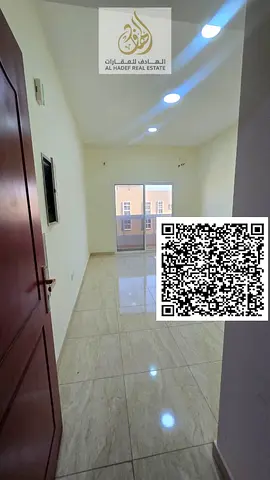 شقة غرفة وصالة للإيجار بالروضة 2 بعجمان بحمامين وبلكونة وتكييف مركزي قريبة من شارع الشيخ عمار والدفع 4 دفعات فقط مـساحـه واسعه جدا موقع ممتاز بالخدمات