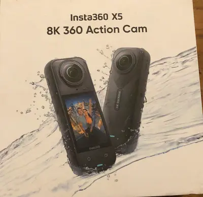 Insta360 X5 - Waterproof 8K 360° Action Camera,