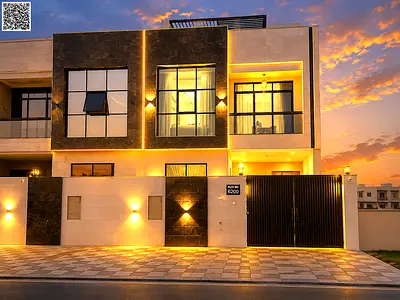 Villa for sale, freehold, for all nationalities, near Sheikh Mohammed Bin Zayed Road, including reg