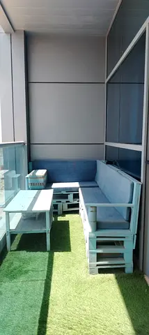 Wooden pallet bench