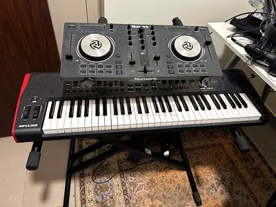 Numark DJ Controller with 61-Key MIDI Keyboard - Used, Works Well