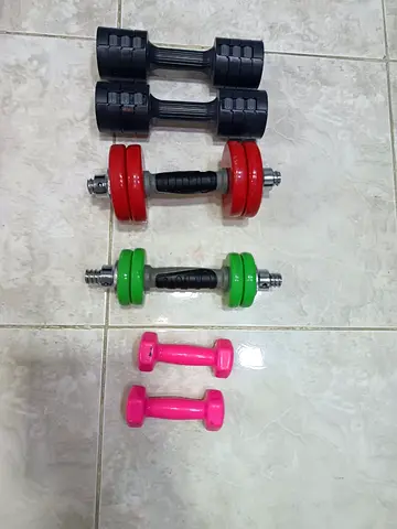 Complete Home Gym Dumbbell Set Bundle (Various Weights) – Quick Sell!
