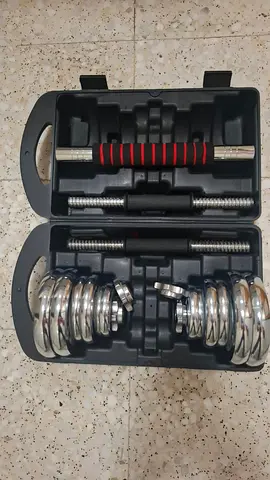 Dumbbell and barbell set 20 kg
