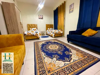 🏡 للايجار المفروش – استوديو مساحة واسعة جداً ✨
📍 الموقع: النعيمية 2 – شارع الكويت الرئيسي
