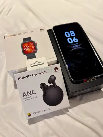 Huawei Mate 80 Pro 512 with original box used 1 day + FreeBuds 7L and Watch packaging sealed