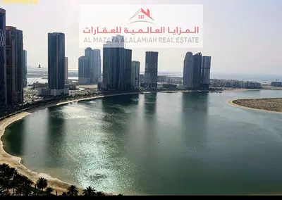 للبيع شقة فيو بحر - غرفتين مساحة كبيرة - بين التعاون والممزر
