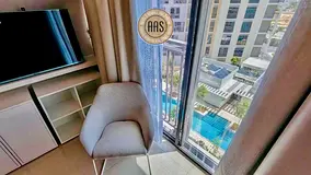 Attractive Studio With Directly Pool View |Fully Furnished +Gym Pool
