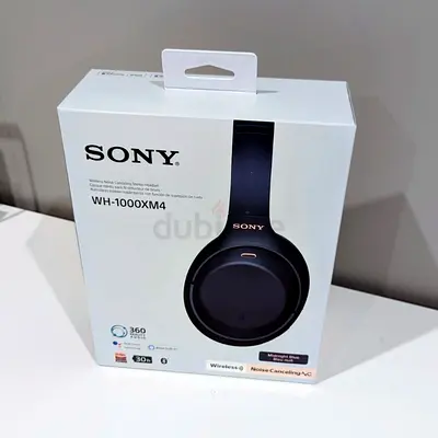 Sony WH-1000XM4 Wireless Noise-Cancelling Headphones in mint condition with box