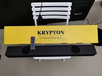 Krypton Portable Sound Bar System with Remote - Good Condition