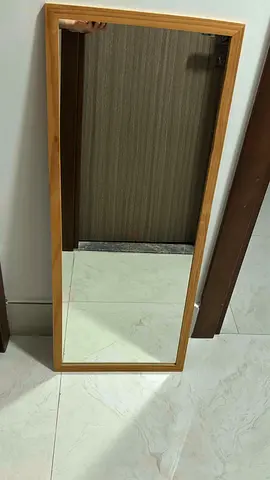 IKEA Mirror, Rectangular Beige, 40 AED
