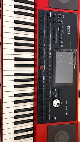 Korg PA700 RD Professional Arranger Keyboard - Red Edition with free dust cover