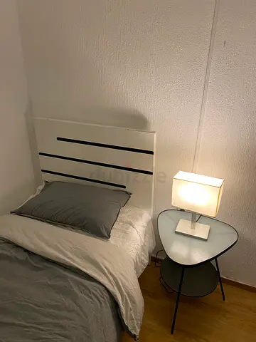 Private concrete room with balcony for rent