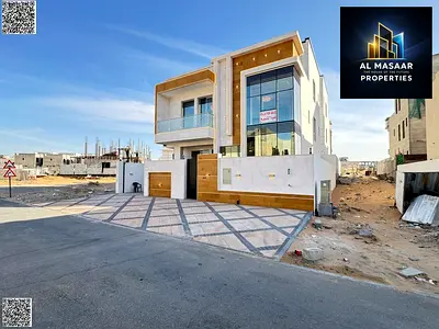 فيلا زاوية شارع و سكة مع روف بسعر شامل كل شئ ( رسوم تسجيل و تملك و كهرباء و ماء و مكيفات ) جاهزة للسكن تملك حر و تورث للأبناء