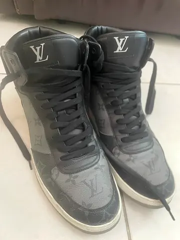 LV Black and gray Rivoli shoes
