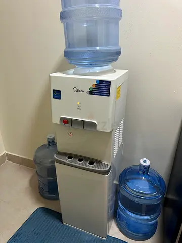 Midea Water Cooler Dispenser with Bottles - Working Condition