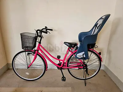 Japanese Step-through Cruiser Bike 26 w/ Baby Seat