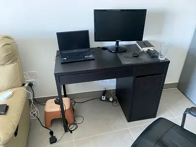 Desk Micke from IKEA half price