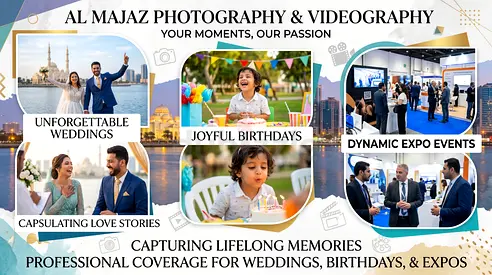 Expert Photography  Videography Services in Al Majaz Sharjah