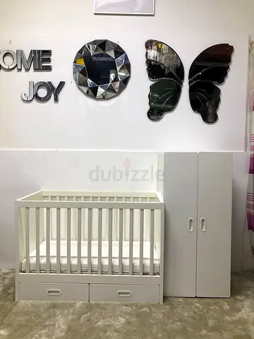 IKEA STUVA baby crib With Small Cabinet