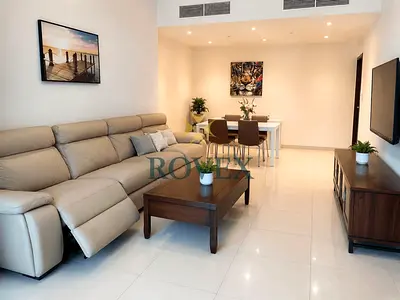 Furnished 1BR | Walk to Metro | Saba Tower 2