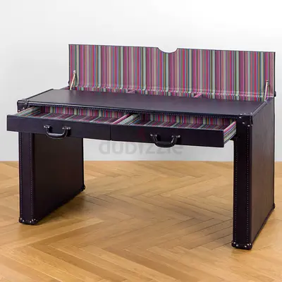 Timothy Oulton Leather University of Oxford Radcliffe Desk Roche Bobois