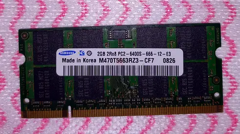 2GB (2PCs) Laptop RAM Memory DDR2