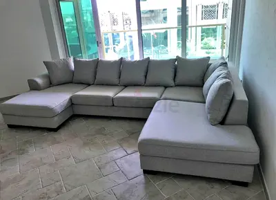 The One Kingston U Shape Sofa Gray Excellent Condition like new Condition