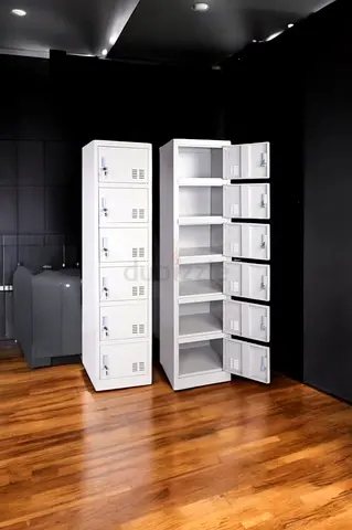 Brand New Metal 6-Door Locker Cabinet